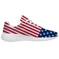 thumbnail image 4 of Customuart Red White Blue Sneakers Women Running Shoes Size 11.5, 4 of 5
