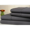 thumbnail image 3 of Bamboo Comfort  Queen Size Bamboo Luxury Solid Sheet Set, Silver - 4 Piece, 3 of 20