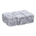 thumbnail image 1 of HEVIRGO 6Pcs Marble Cubes Whiskey Drinks Chilling Ice Stone Bar Cocktail Accessories, 1 of 9