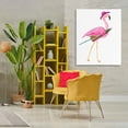 thumbnail image 3 of Stupell Industries Flamingo with Beach Umbrella Animals & Insects Painting Gallery Wrapped Canvas Art Print Wall Art, 36 x 48, 3 of 8