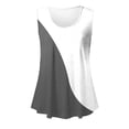 thumbnail image 4 of Lzobxe Tank Tops for Women Printing Round-Neck Loose Sleeveless T-shirt Pullover,Sizes S-2XL, 4 of 6