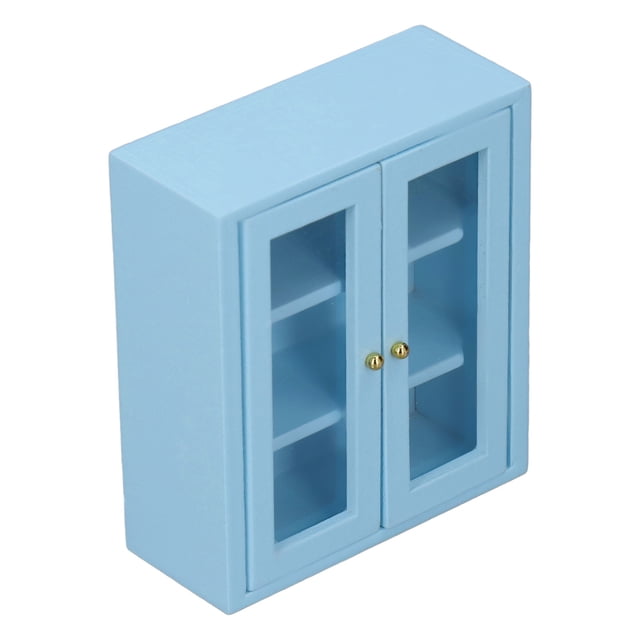 Gabinete de cocina para casa de muñecas, gabinete de pared para casa de muñecas 1:12 Gabinete de pared para casa de muñecas Muebles para casa de muñecas Diseño de próxima generación