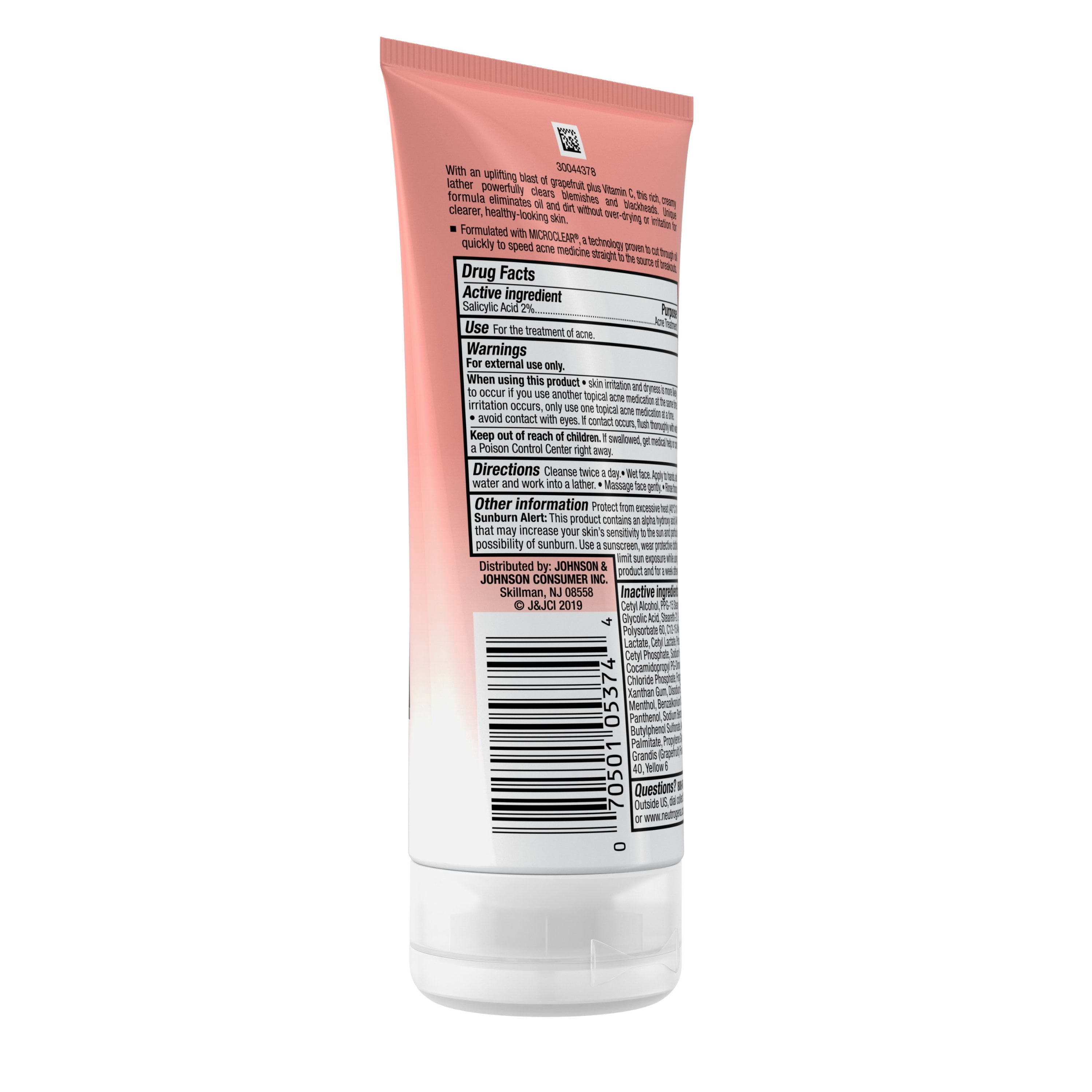 pink grapefruit cream wash