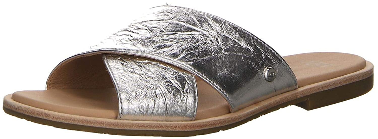 ugg silver sandals