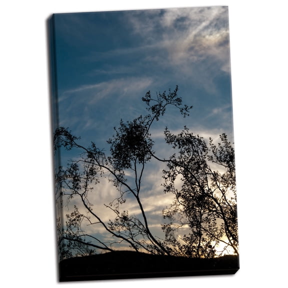 Gango Home Decor Sunset Silhouette IV by Erin Berzel (Ready to Hang); One 24x36in Hand-Stretched Canvas