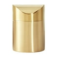 thumbnail image 1 of Cesto de basura de escritorio Mini bote de basura de acero inoxidable Cubo de basura de escritorio Cubo de basura de escritorio para sala de estar, 1 of 9