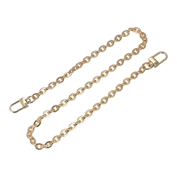 Uxcell 24"x0.28" Purse Chain Strap, Purse Handle Shoulder Bags Replacement Strap, Gold