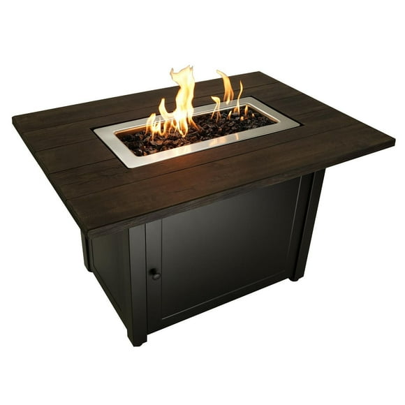 Endless Summer Le foyer au gaz Marc LP rectangulaire 40 x 28 pouces GAD17107ES