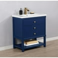 thumbnail image 4 of Design Element Group Logan 30" Single Sink Vanity in Blue, 4 of 9