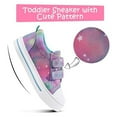 thumbnail image 3 of Bocca Kid's Walking Sneakers Purple Gradient Girls Canvas Shoes Size 4, 3 of 6