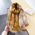 thumbnail image 3 of 2024 Nueva bufanda de moda vintage para mujer, chales estampados con borlas, pashmina musulmana para exteriores para mujer, bufandas cálidas y gruesas para invierno, 3 of 5