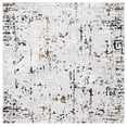 thumbnail image 2 of SAFAVIEH Amelia Jimmy Dot-Print Area Rug, Gray/Gold, 6'7" x 6'7" Square, 2 of 10