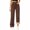 Coffee, variant on Breezora Womens Thermal Lined Jeans High Waisted Straight Leg for Cold Weather Warm Stretch Denim Pants with Soft Inner Fleece M Size Blue