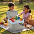 thumbnail image 2 of PINNACLE 4.5L Hard Insulated Picnic Cooler with Carry Handle, Stone Gray, 2 of 8