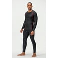 thumbnail image 6 of DEVOPS 3 Pack Men's Athletic Long Sleeve Compression Shirts (Medium, Black/Black/Black), 6 of 7