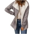 thumbnail image 2 of LSLJS Manteau à Capuche à Manches Longues pour Femmes, Manteau/veste Décontracté à Capuche, 2 of 9