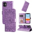 thumbnail image 1 of Funda tipo cartera GANGXUN para iPhone 11 Pro , diseño girasol, cuero PU, soporte, cierre magnético, tarjetero, 1 of 5