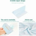 thumbnail image 3 of Fixed Wedge Pillow, Side Sleeper Support Cushion for , Adjustable 45-Degree Triangle Design, Breathable & Washable Cover(Blue), 3 of 7
