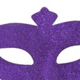 thumbnail image 4 of Uaswgudfs Men's Carnival Costume Half Face Mask with Glitter Accents - Party Prop for Halloween, Masquerade, Role Play, 4 of 5