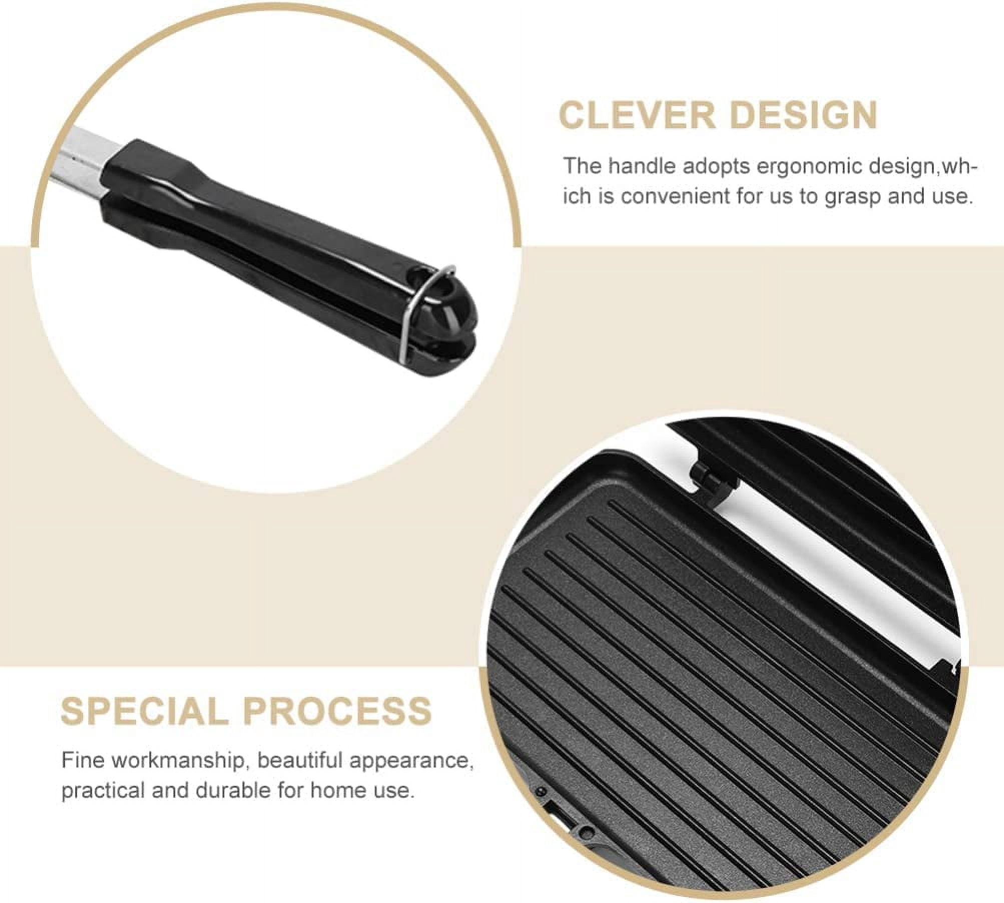 CATPAN Aluminum Non-Stick Sandwich Baking Pan - Double Sided Frying Pan & Snack Griddle for Breakfast Kitchen