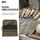 thumbnail image 5 of Bolsa organizadora de herramientas enrollable, bolsa de lona, organizador para suministros de carpintería y tallado, 5 of 7