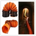 thumbnail image 1 of Manguera flexible de PVC de 16 pies para ventilador de escape de 12 pulgadas, naranja VEVOR en fábricas, sótanos, granjas, productos químicos, túneles, fabricación de automóviles, etc., 1 of 9