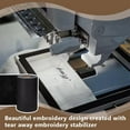 thumbnail image 5 of Black Cut Away Embroidery Stabilizer 7.9 Inch x 50 Yard Roll Cut Away Stabilizer Backing Soft Embroiderys Backing Stabilizers Cuting Machine Embroidery Stabilizers, 5 of 9