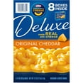Kraft Deluxe Original Cheddar Macaroni & Cheese Dinner, 8 ct Pack, 14