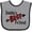 Heather and Black, variant on Inktastic Daddy's Best Friend- Arrow and Plaid Letters Boys or Girls Baby Bib