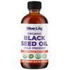 Blue Lily Organic Black Seed Oil 8 fl oz, 100% Pure Cold-Pressed Nigella Sativa Oil