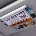thumbnail image 4 of SPRING PARK Car Sun Visor Temporary Parking Card Holder Case Pocket Organizer Pouch Bag, 4 of 7