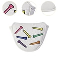 thumbnail image 6 of Vsenkes Golf Mallet Putter Cover Wear Resistant Easy Cleaning Club Cover White Semicircle, 6 of 9