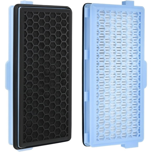 2 HEPA Active Airclean Plus 50 Filters for Miele, filter compatible with Miele S8340 S8000 S6000 S5000 S4000 Compact C1 C2 Complete C2 C3 S4000 S5000 S6000 vacuum cleaner