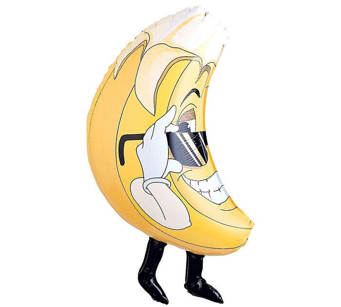 ONE 30 Banana Foil Balloons - Self-Sealing Party Balloons For Farmer's Market Or Jungle Theme Decor