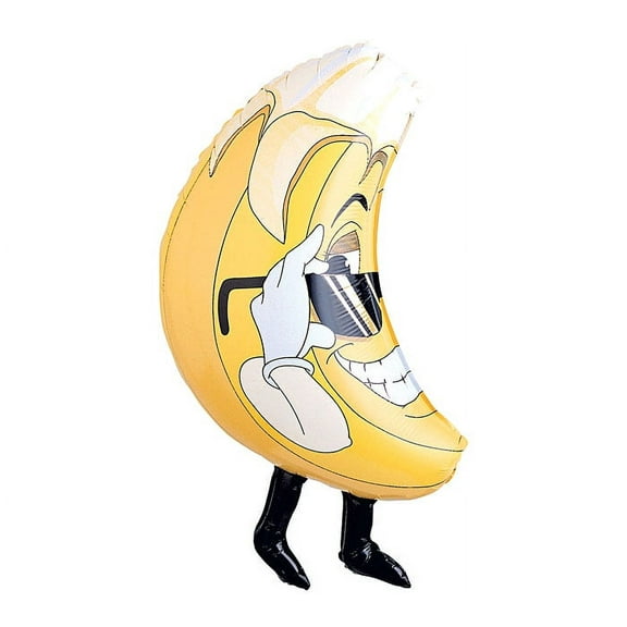 XL 33" Yellow Banana Super Shape Mylar Foil Balloon Party Decoration