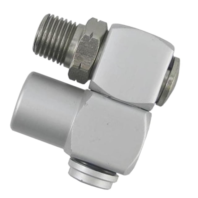 Conector Neumático Zulema Adaptador De Tubería De Aire Rotación De 360 grados Herramienta De 1/4 Junta universal neumática