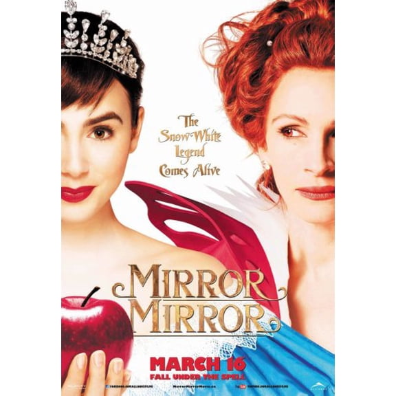 Mirror Mirror Movie Poster 24x36 Entertainment Decor Art Poster 24x36 Unframed, Age: Adults, Rectangle Z Posters