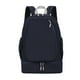 thumbnail image 5 of Bolsa de tenis Mochila de lona con capacidad para 3 raquetas Bolsillo lateral con compartimento para zapatos azul, 5 of 8