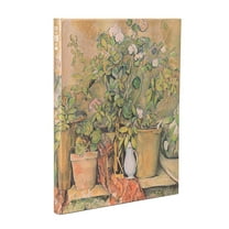 Cezanne's Terracotta Pots and Flowers Ultra Lined Hardcover Journal, 144pg, 120gsm, the Barnes Collection by Paperb, (Hardcover)
