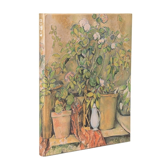Cezanne's Terracotta Pots and Flowers Ultra Lined Hardcover Journal, 144pg, 120gsm, the Barnes Collection by Paperb, (Hardcover)