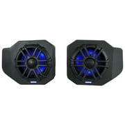 Pair Memphis Audio RNGR65FE18 75w RMS LED Speaker Pods For 2018+ Polaris Ranger
