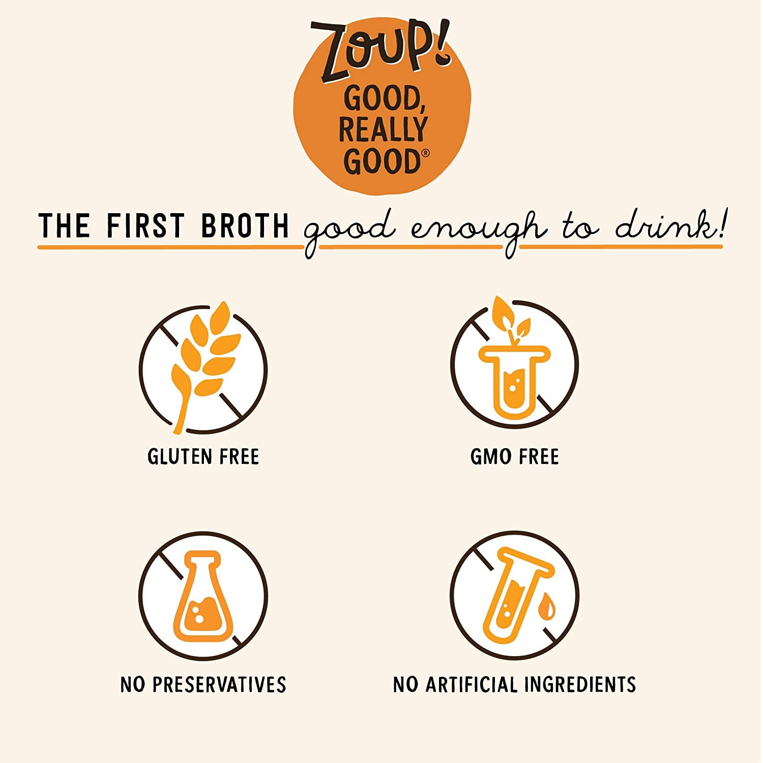 Zoup Bone Broth Chicken - 32 oz Pack of 3