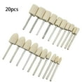 thumbnail image 1 of Kit de Polissage en Feutre avec Roues en Laine 4/6/8/10/12mm 20 Pcs, 1 of 9