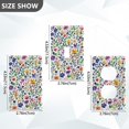 thumbnail image 7 of Yayeee Blank Wall Plate Cover 1-Gang 4.5"x2.7" Home Unused Decorative Outlet, Green Wildflower Pattern, 7 of 7