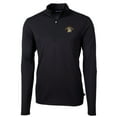 thumbnail image 2 of Men's Cutter & Buck Black San Jose State Spartans Big & Tall Virtue Eco Pique Recycled Quarter-Zip Pullover Top, 2 of 3