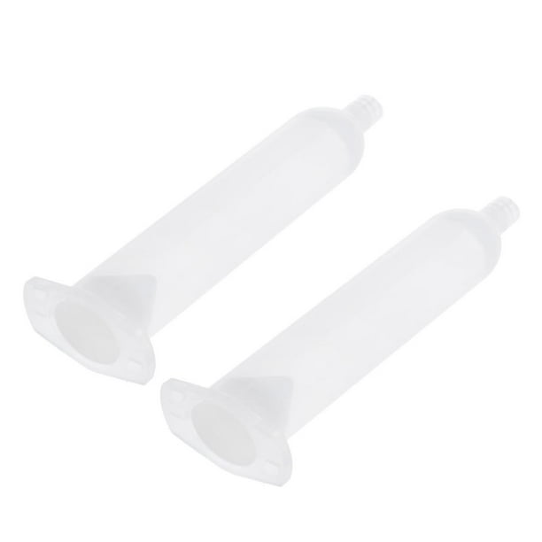 Paquete de 2 Jeringas de 30 Cc, Jeringa de Plástico para Dispensación de Pegamento, Científicos, Riego, , Usos Múltiples Yotijar Barril dispensador de 30cc
