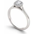 thumbnail image 2 of 1/2 Carat T.W. Diamond Single Halo 14kt White Gold Engagement Ring, 2 of 2