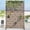 Brown, variant on MAYEERTY 72x47x16 Inch Olive Gray Perilla Rectangular Galvanized Steel Privacy Screen, 6 Piece Set for Outdoor Garden