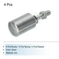 thumbnail image 3 of Unique Bargains CPU Water Cooling Head Screw M4 CPU Fixing Screws Iron Silver with 4Spring 4Gasket PC Computer Water Cooling, 3 of 4