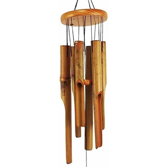 Bamboo Wind Chimes, Outdoor Wooden Wind Chime with Amazing Deep Tone for Garden, , Home or Outdoor Decor$$